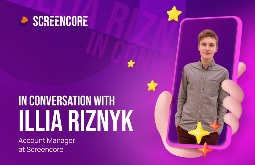 Meet our Account Manager, Illia Riznyk